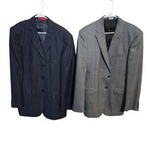 Men's 42 Long Blazer Suit Jacket Sports Coat Wholesale Bulk Lot of 2 42L